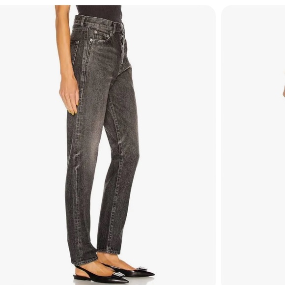 SAINT LAURENT Slim Fit Jean In Black - Dirty Medium Black - Picture 5 of 14